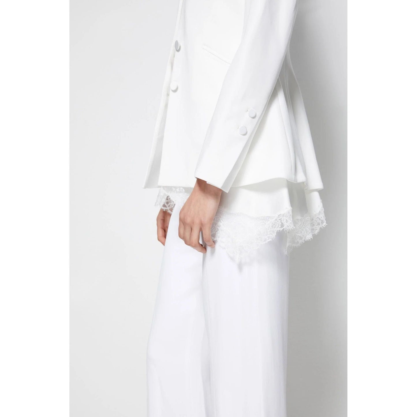 ALLIE CREPE BASQUE JACKET