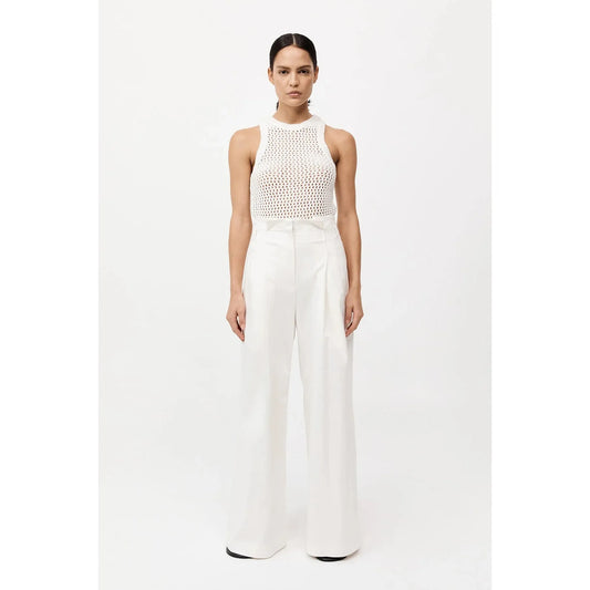 COTTON PAPERBAG WAIST TROUSERS