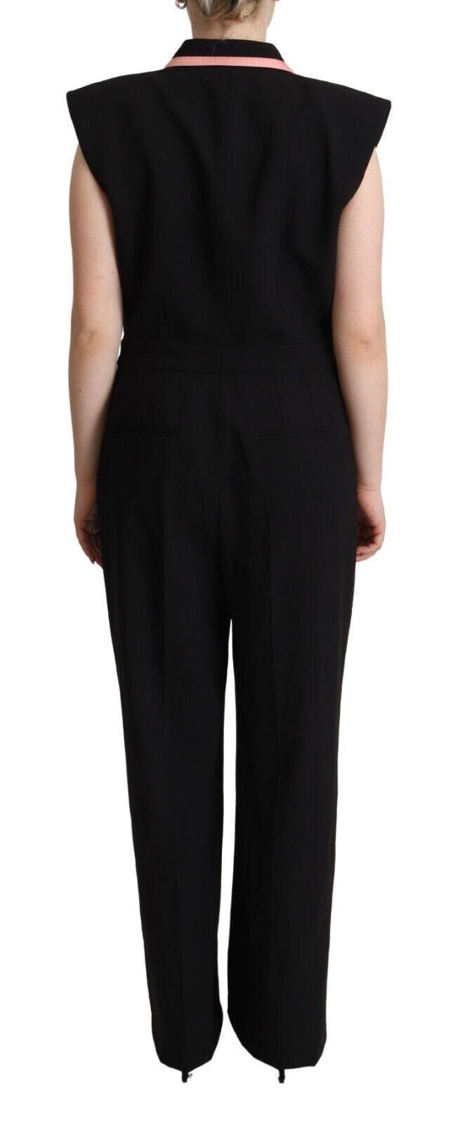 Dolce & Gabbana Elegant Sleeveless Wool Blend Jumpsuit