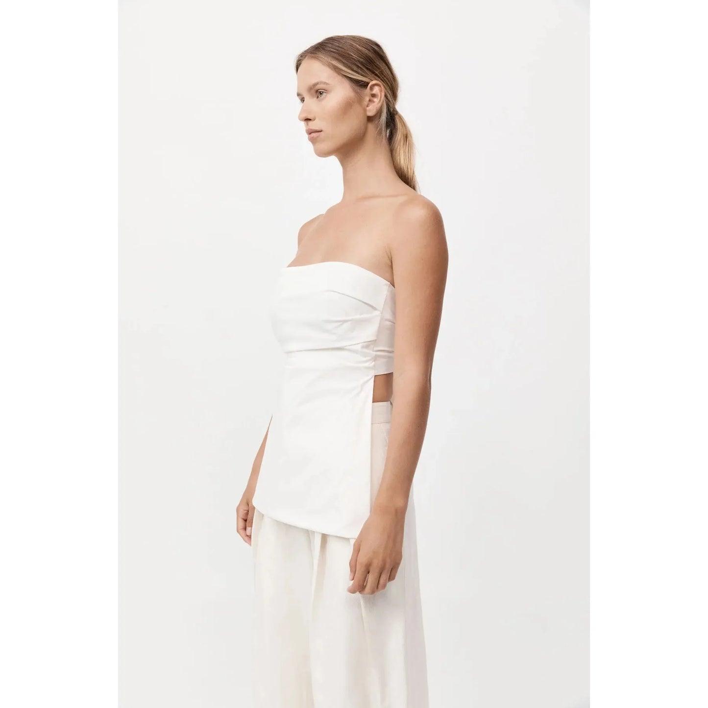 STRAPLESS TIE BACK TOP