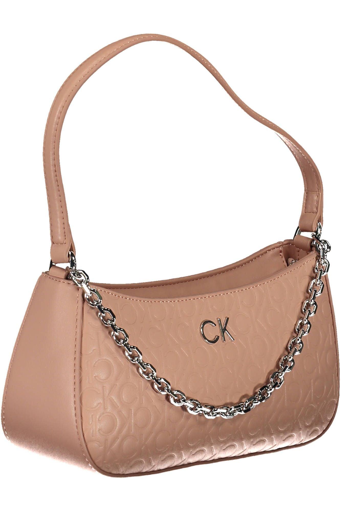 Calvin Klein Pink Polyester Women Handbag