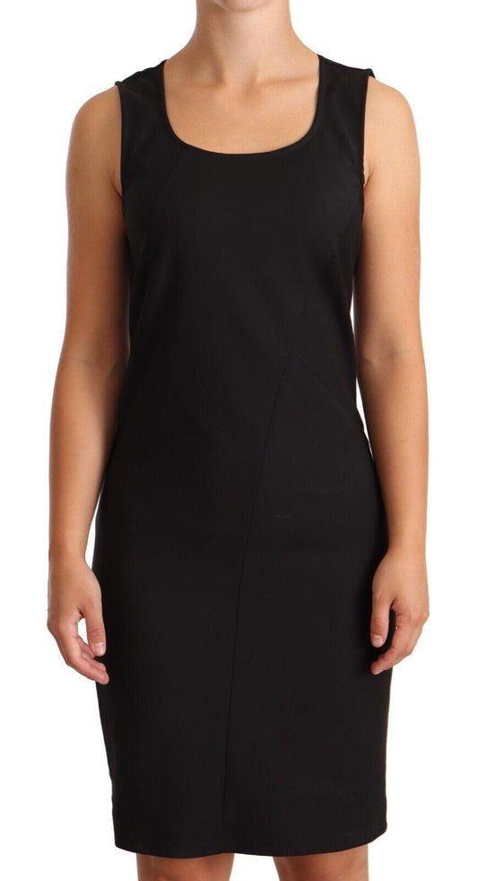 Patrizia Pepe Elegant Sleeveless Sheath Knee Dress