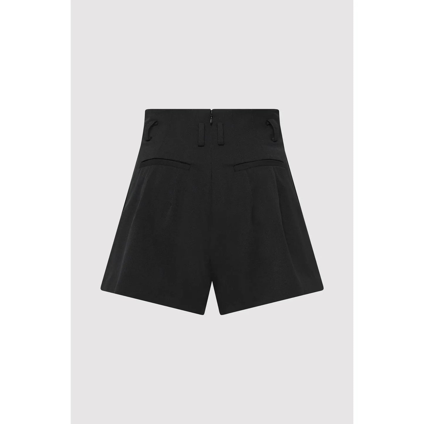 WOOL PAPERBAG WAIST SHORTS