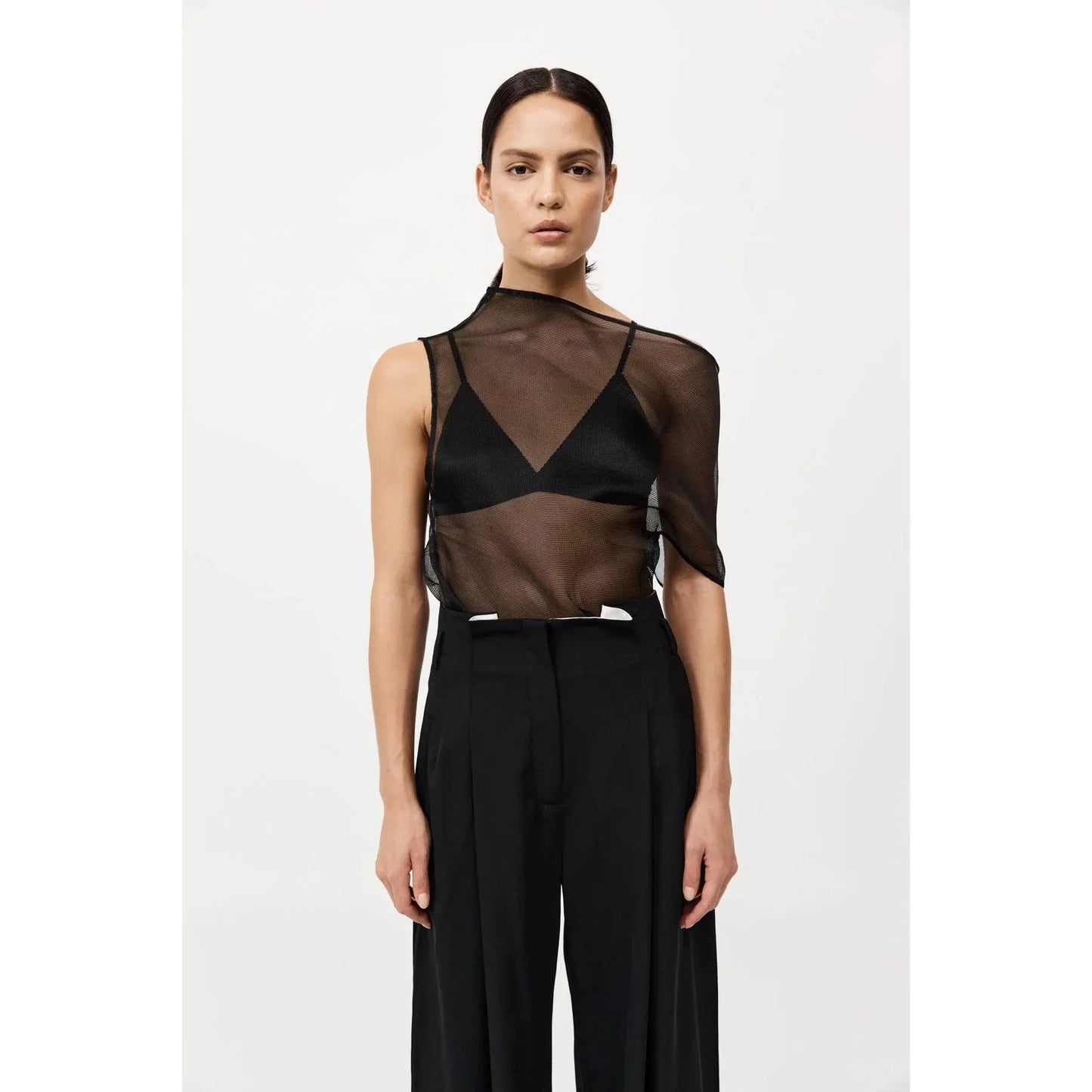 SILK MESH TOP