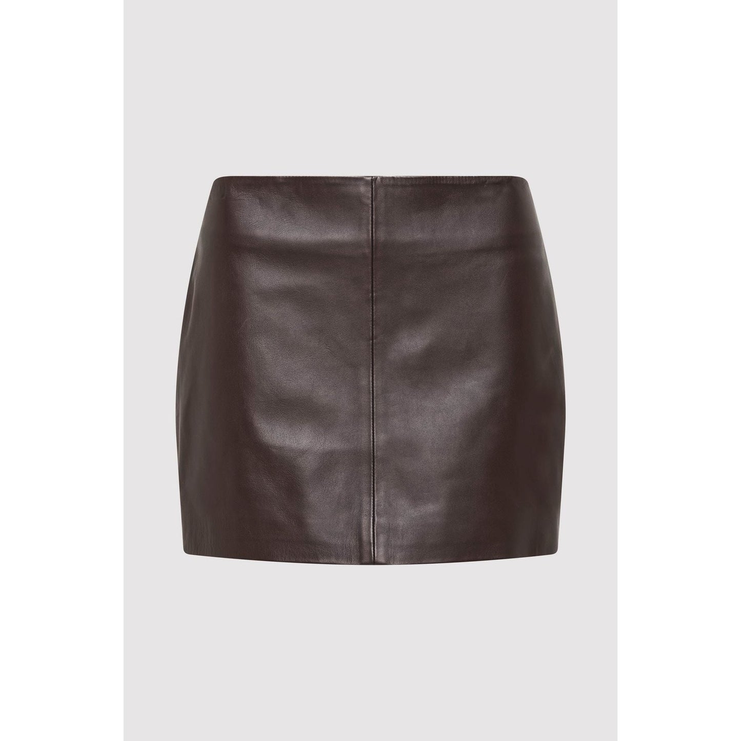 LEATHER MINI SKIRT