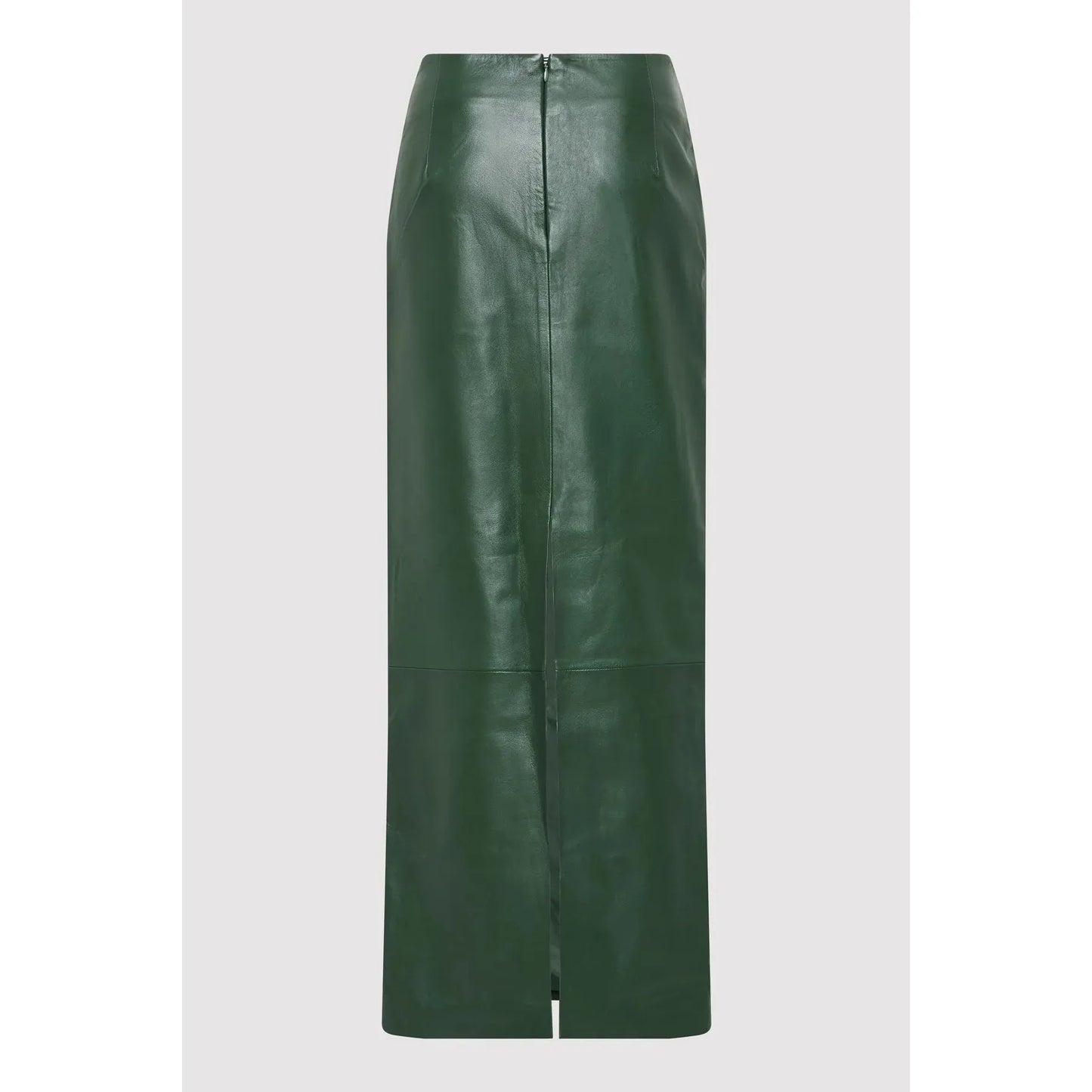 LEATHER COLUMN SKIRT