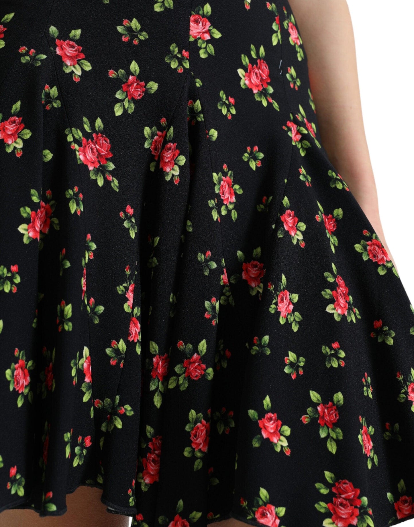 Dolce & Gabbana Floral A-Line Mini Skirt with High Waist