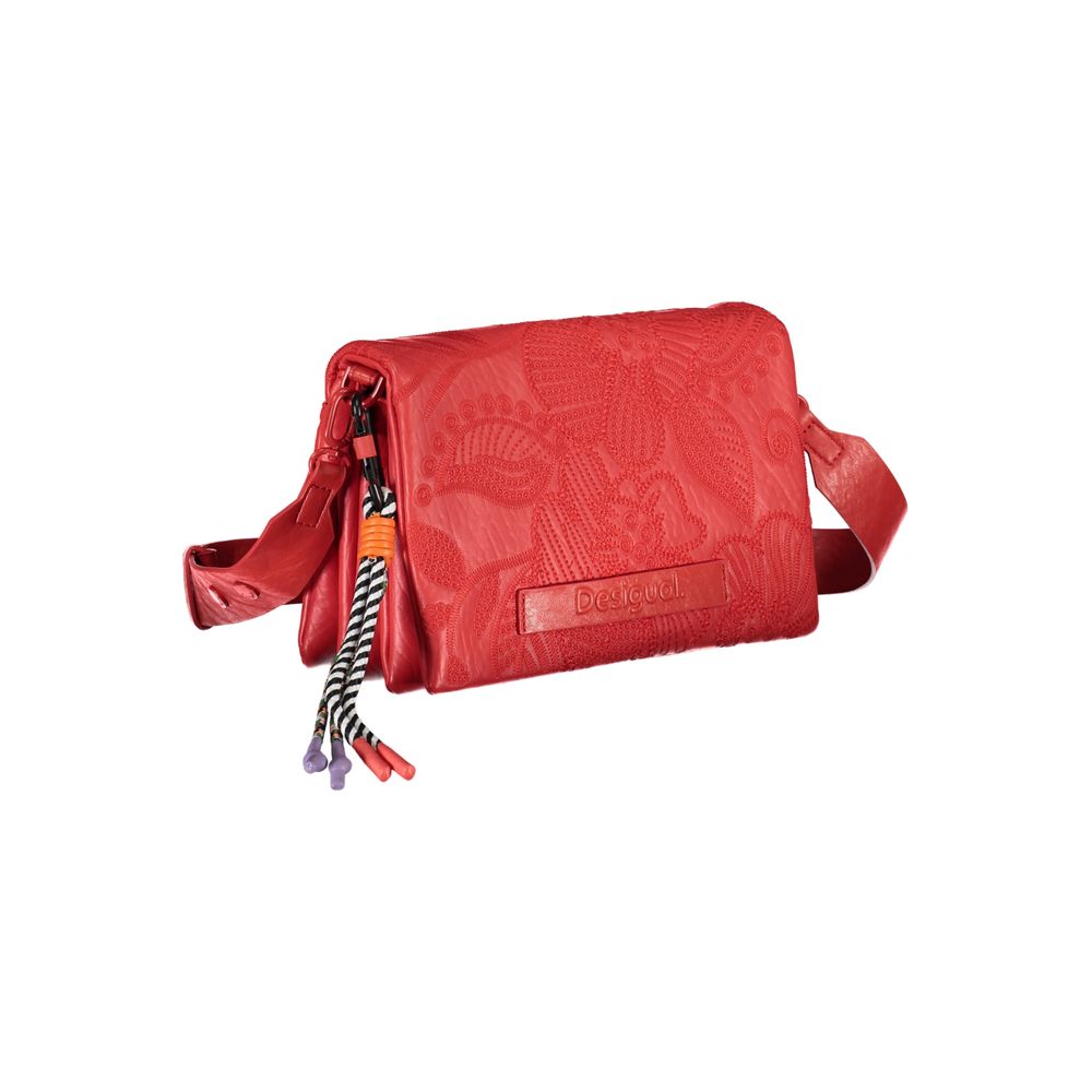 Desigual Red Polyethylene Handbag