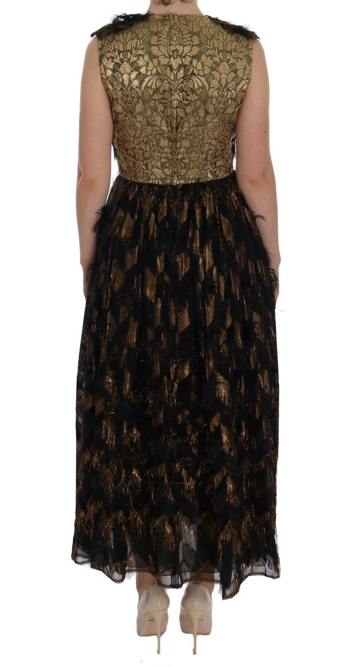 Dolce & Gabbana Elegant A-Line Full Length Sleeveless Dress