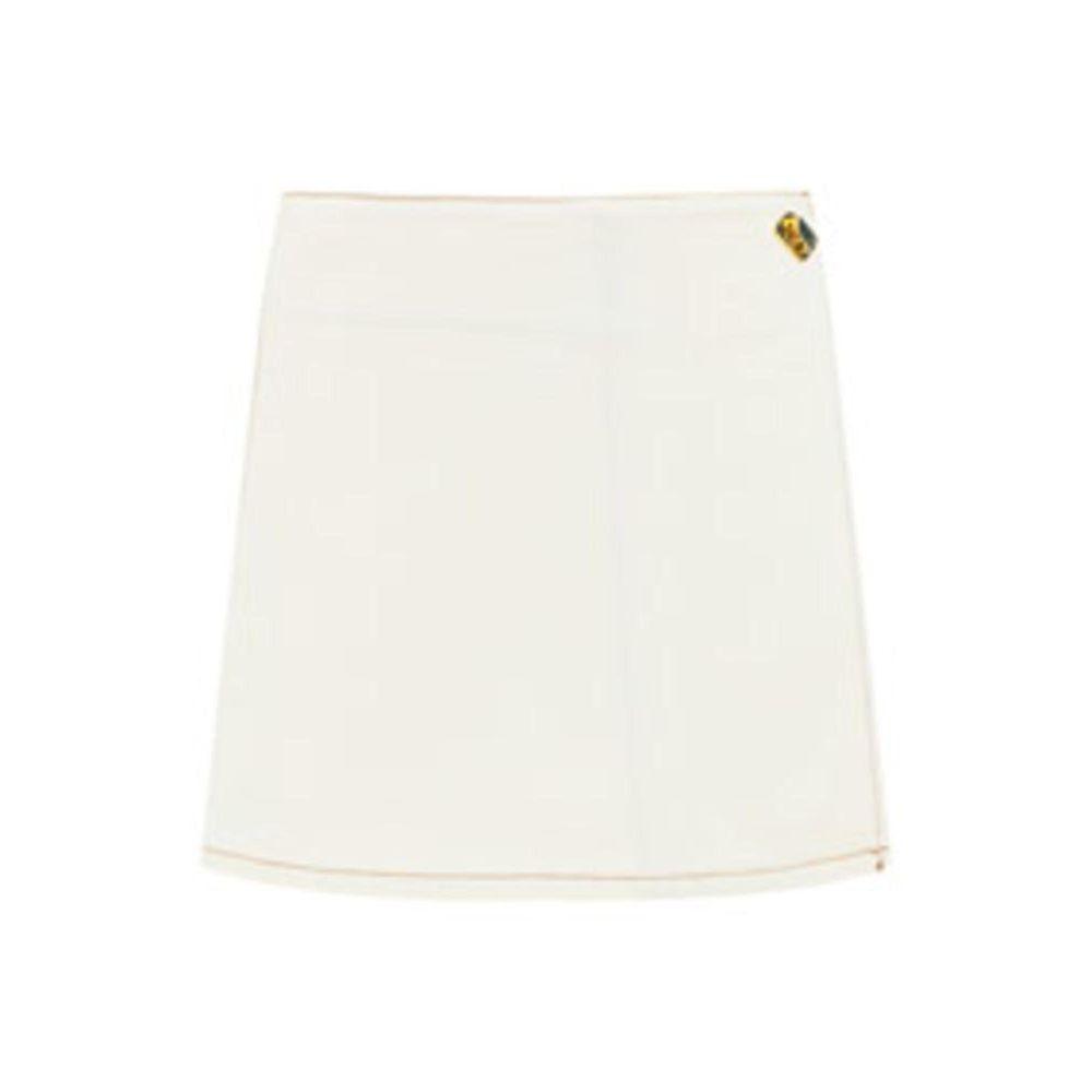 Ganni White Skirt