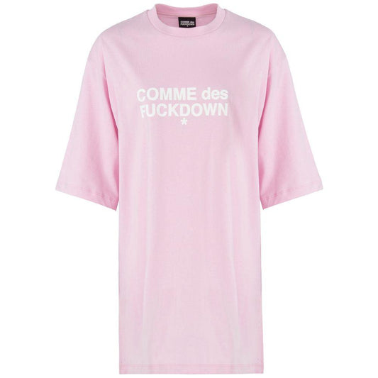 Comme Des Fuckdown Pink Cotton Dress