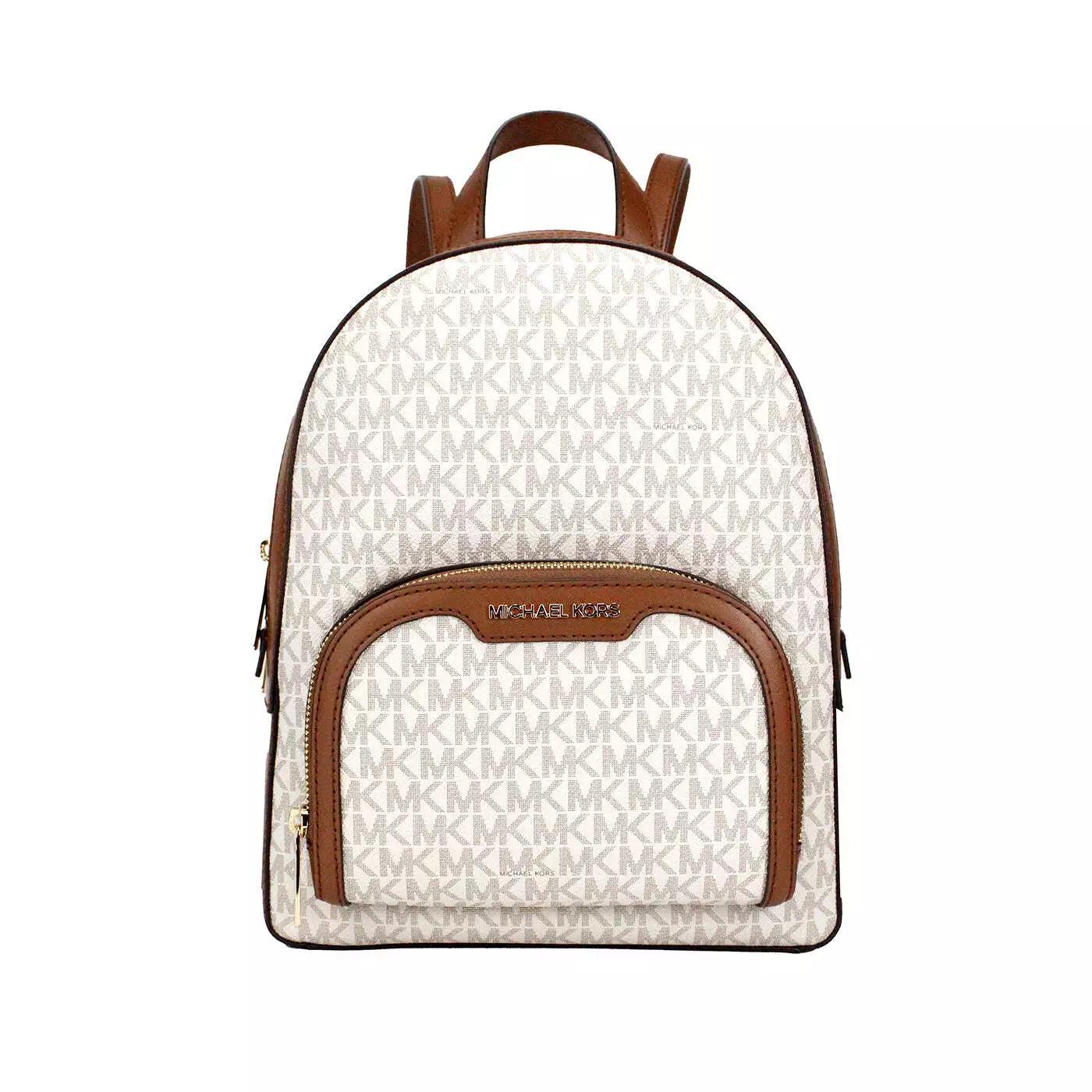 Michael Kors Jaycee Medium Vanilla Signature Backpack