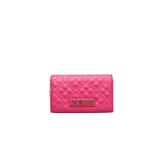 Love Moschino Fuchsia Polyethylene Women Crossbody Bag