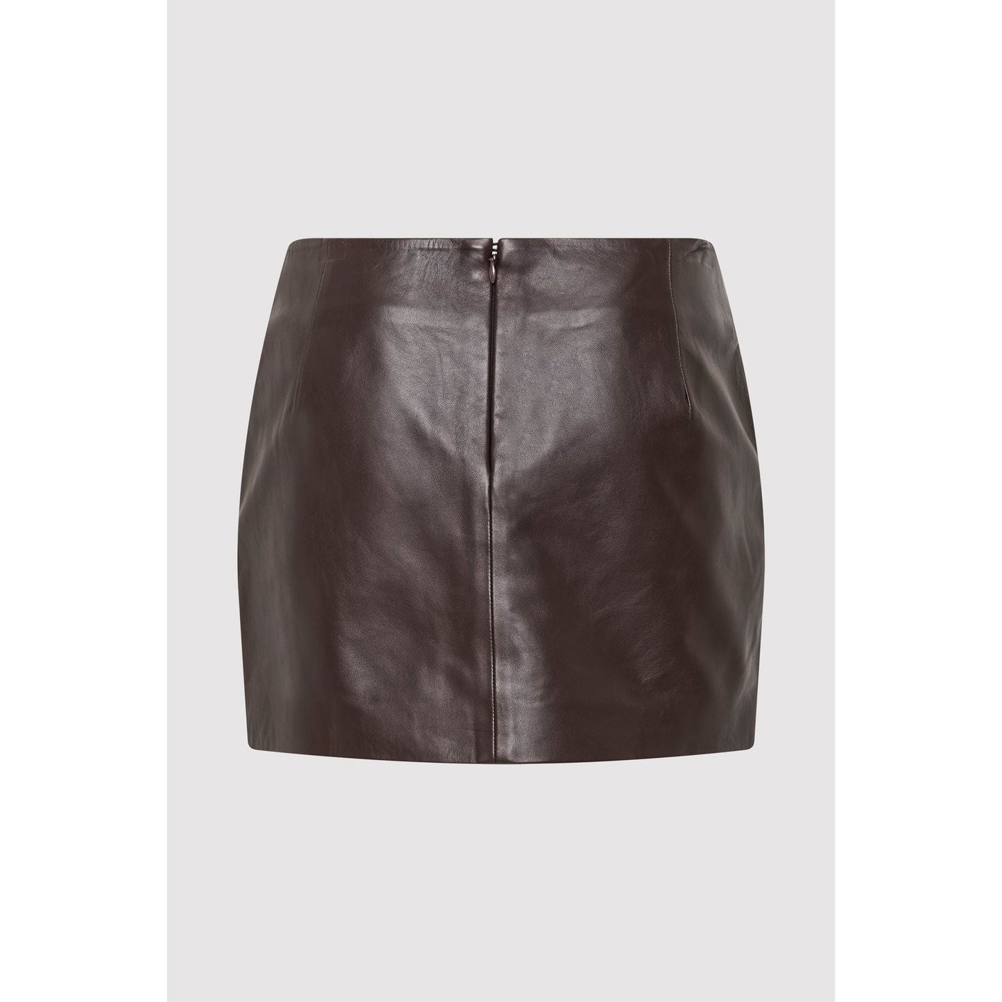 LEATHER MINI SKIRT