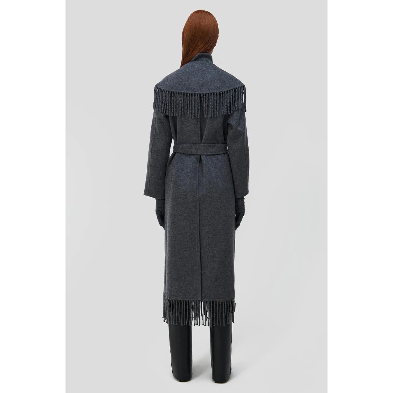 CARRIE FRINGE ROBE COAT