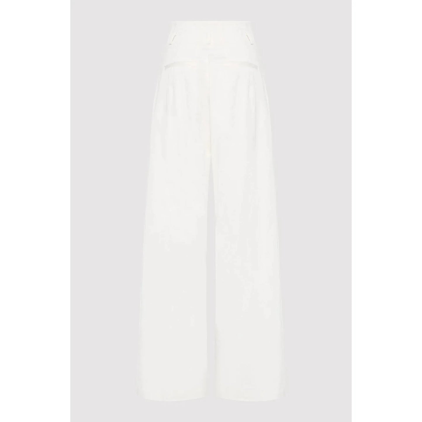 COTTON PAPERBAG WAIST TROUSERS