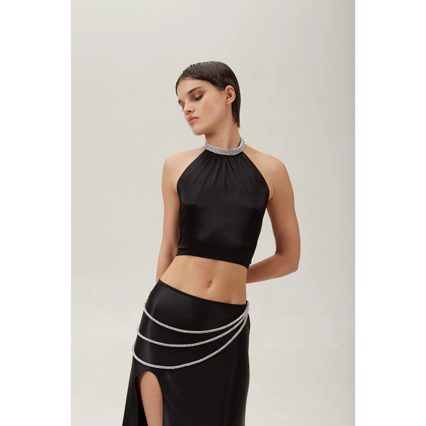 LAETITIA SILK SKIRT