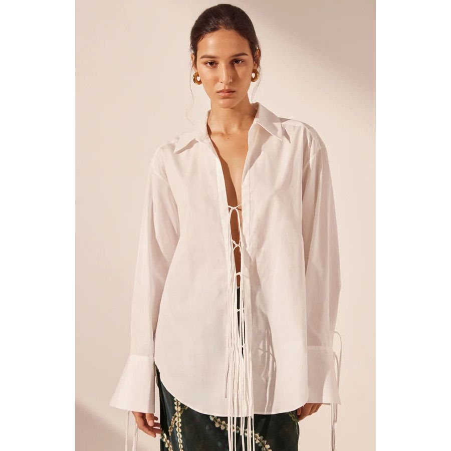 AMADA LACE UP SHIRT