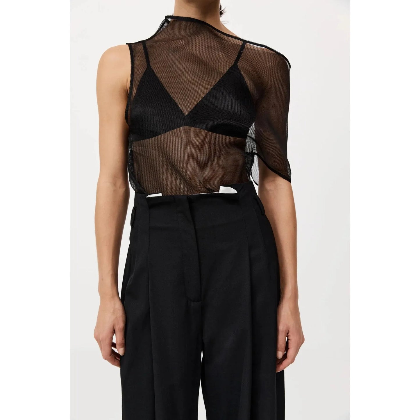 SILK MESH TOP