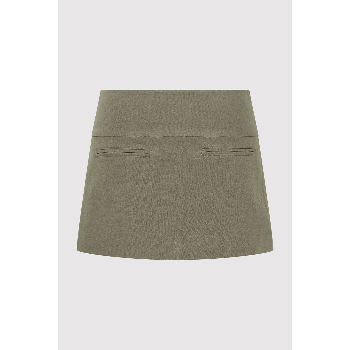 WIDE WAISTBAND MINI SKIRT