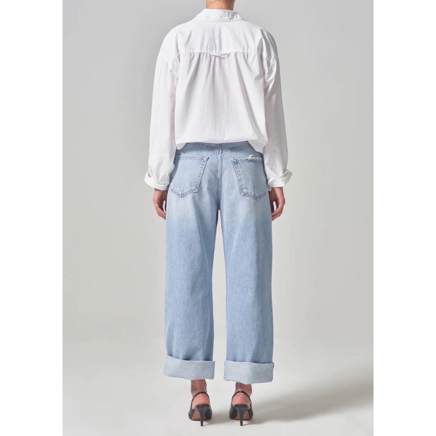 AYLA BAGGY CUFFED CROP