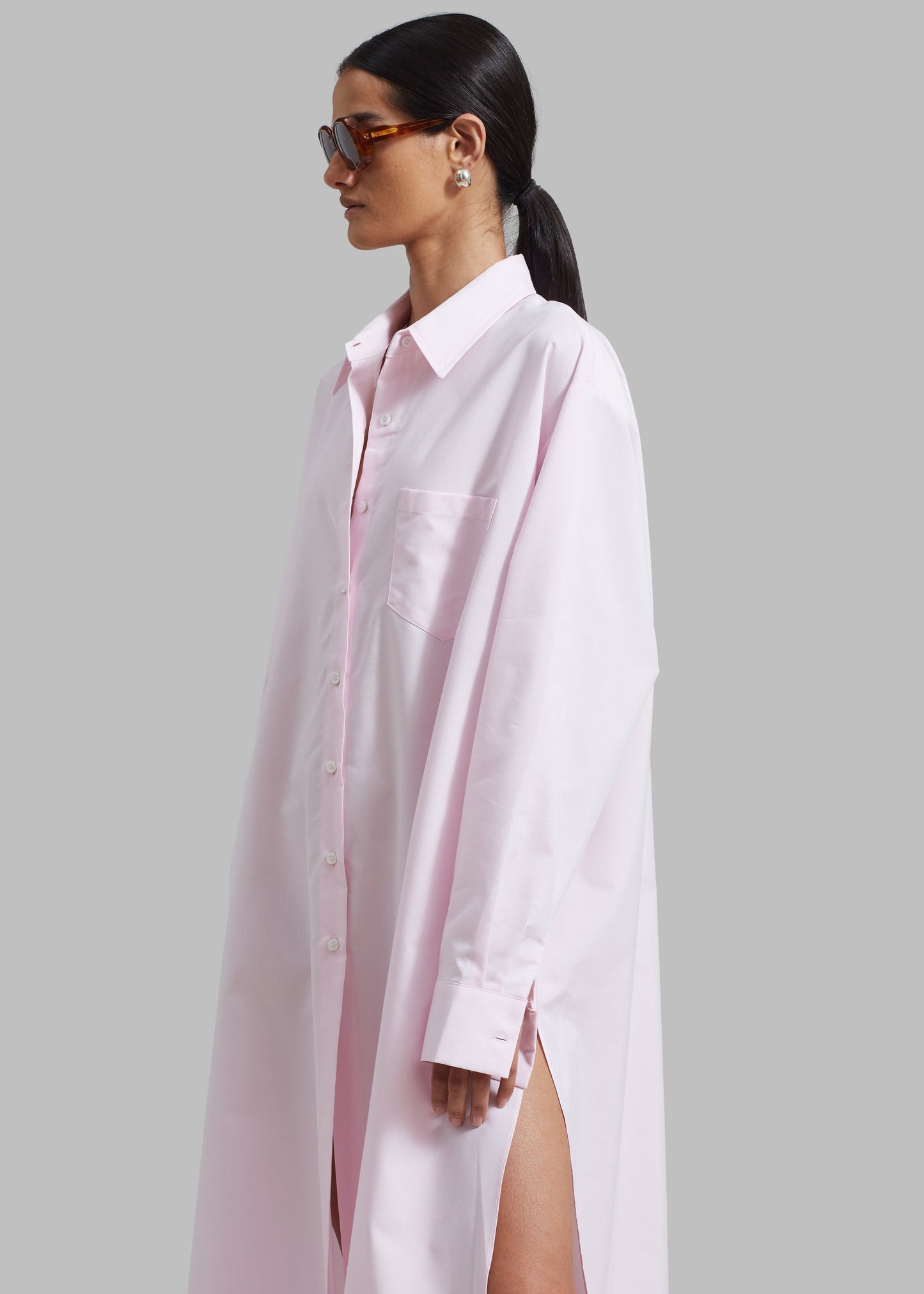 Avery Shirt Dress - Petal