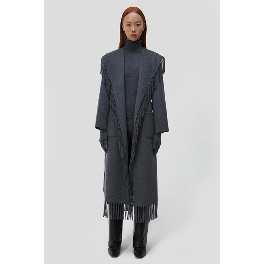 CARRIE FRINGE ROBE COAT