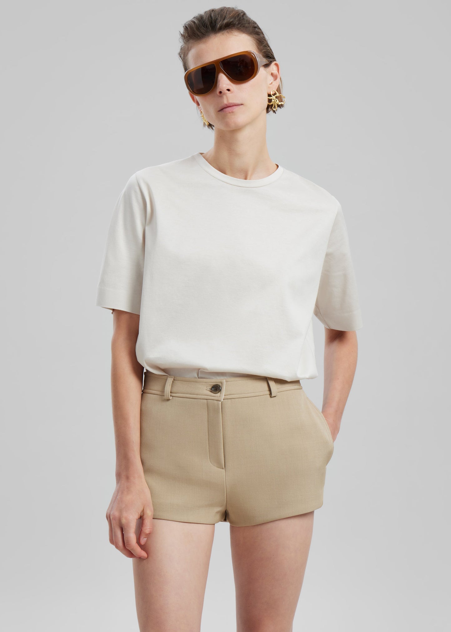 Banks Hot Pants - Beige