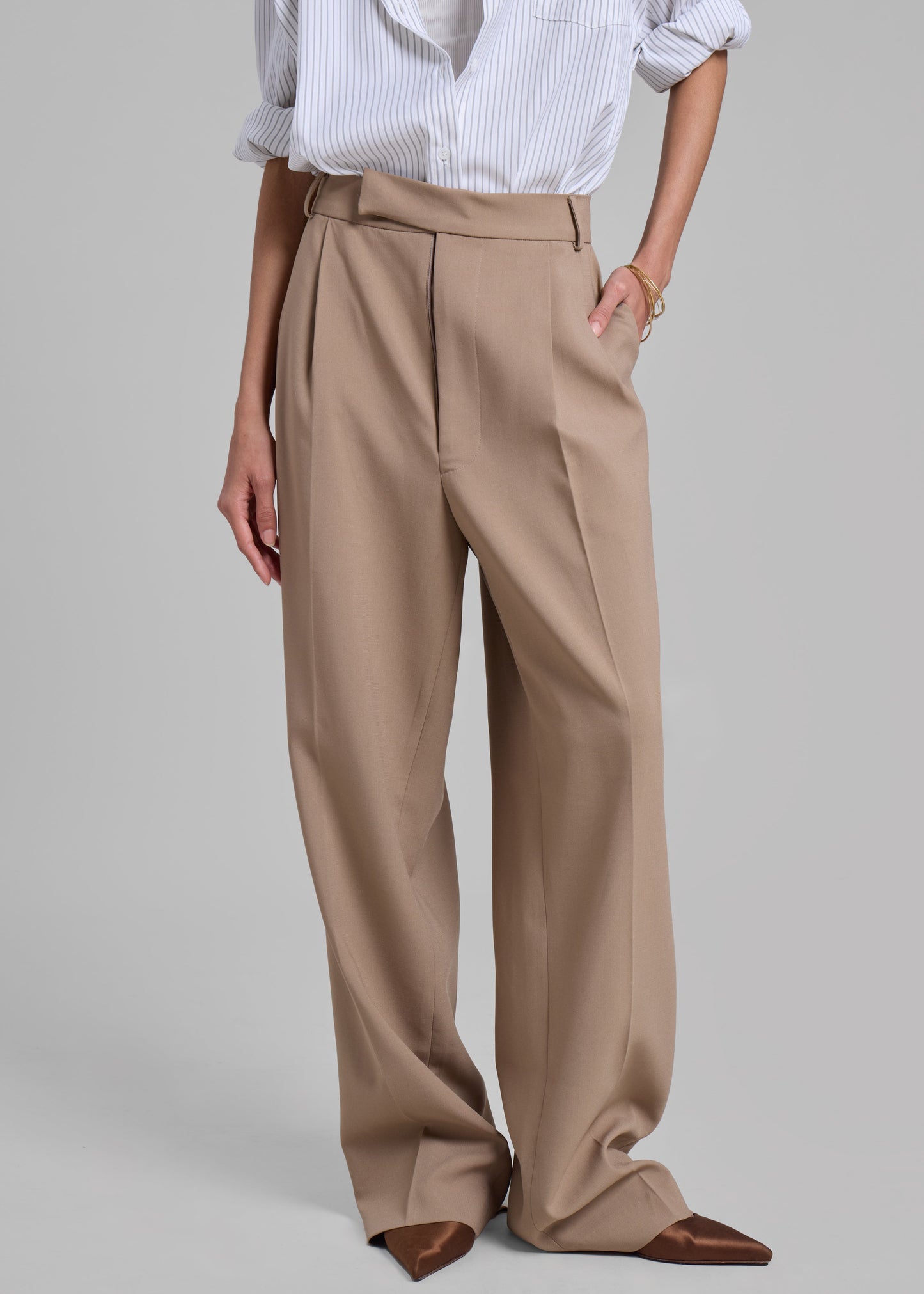 Bea Suit Pants - Latte