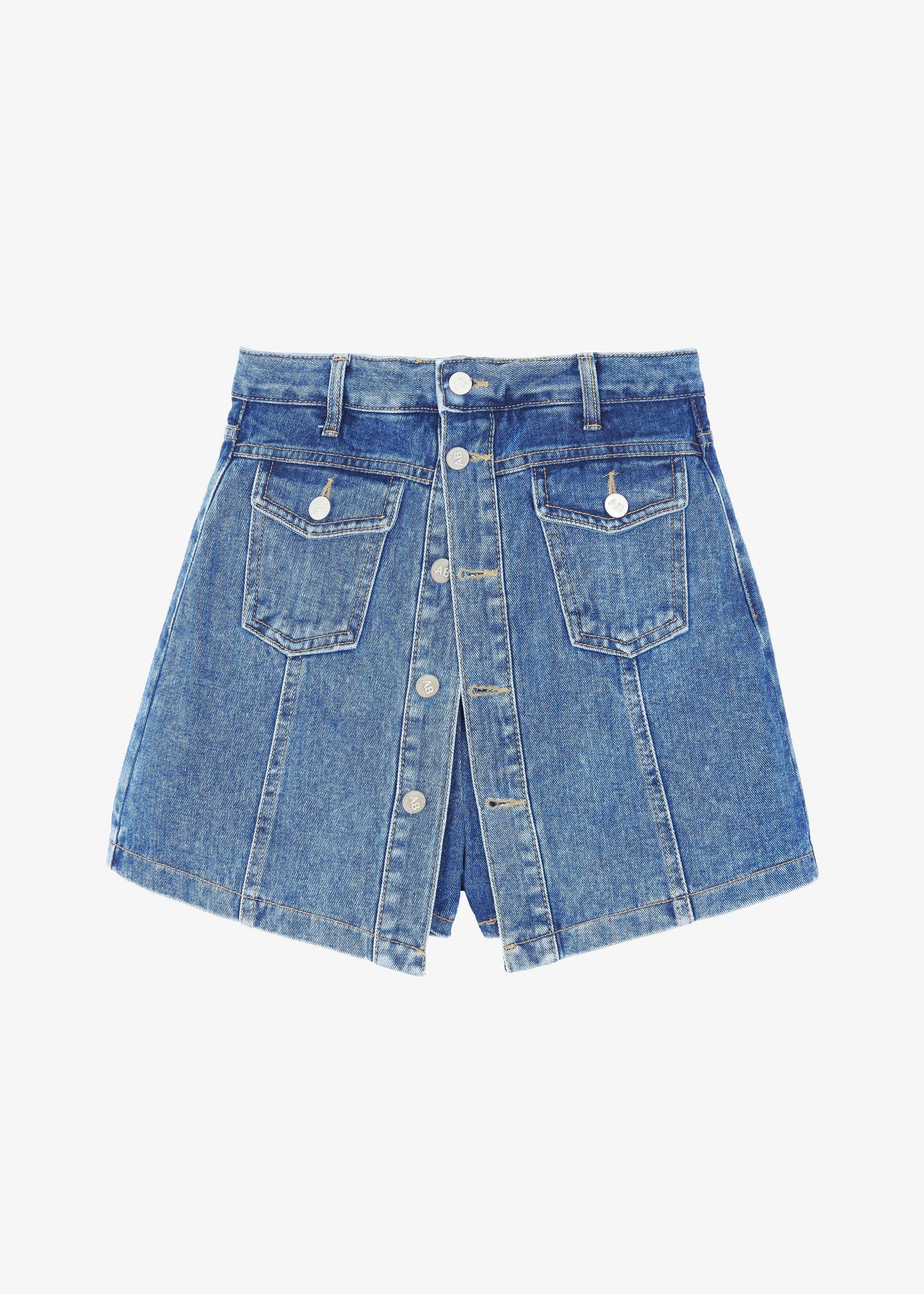 Blades Denim Skort - Medium Wash