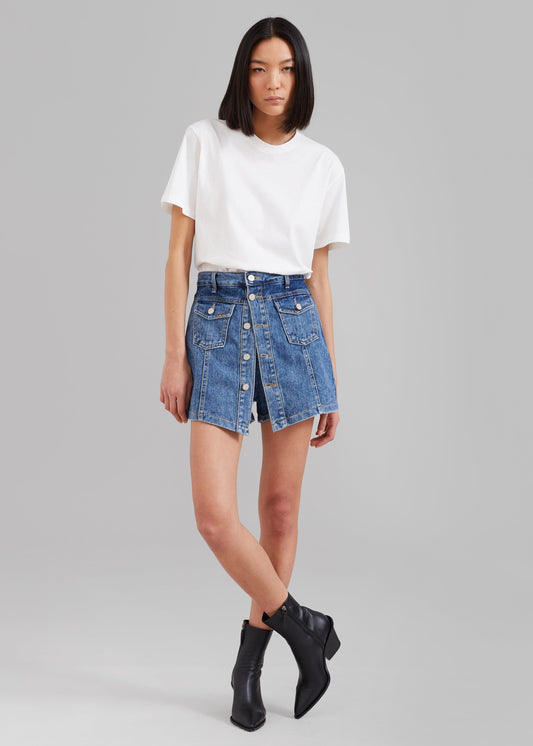 Blades Denim Skort - Medium Wash