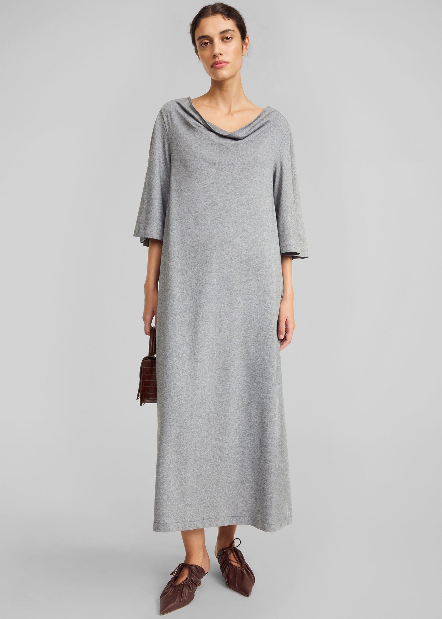 By Malene Birger Yalia Maxi Dress - Grey Melange