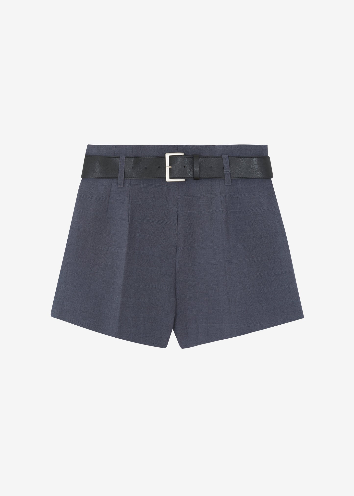 Chappell Belted Shorts - Grey