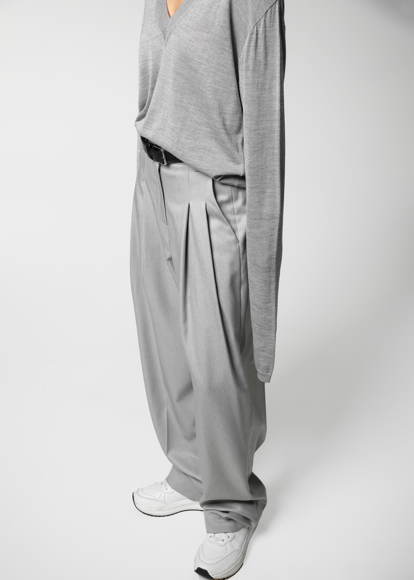 Cooper Pintuck Trousers - Grey