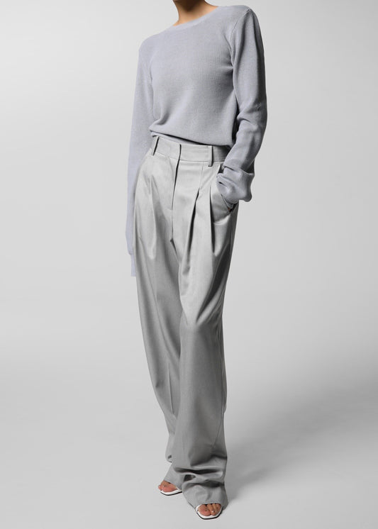 Cooper Pintuck Trousers - Grey