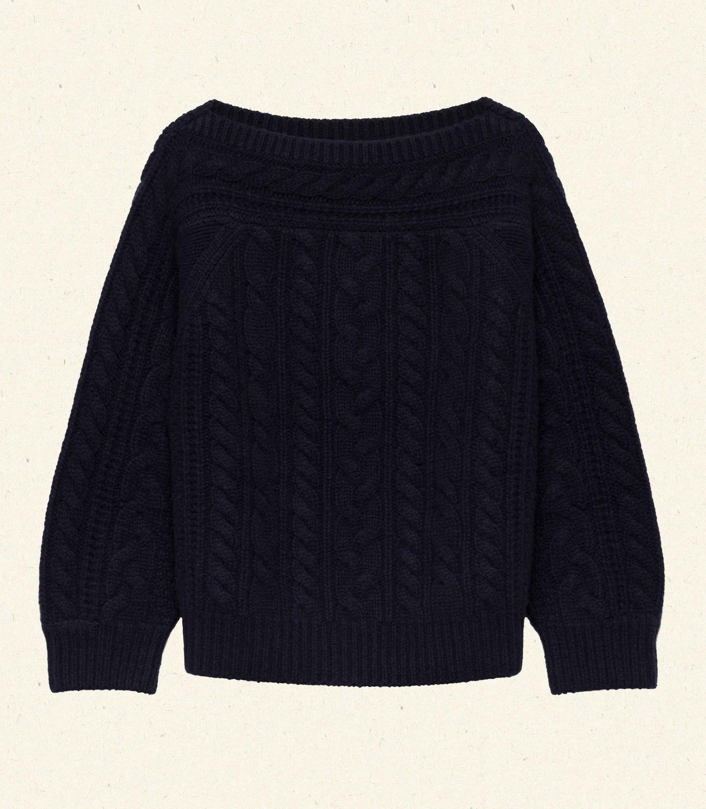 CRESSIDA CASHMERE SWEATER -- NAVY