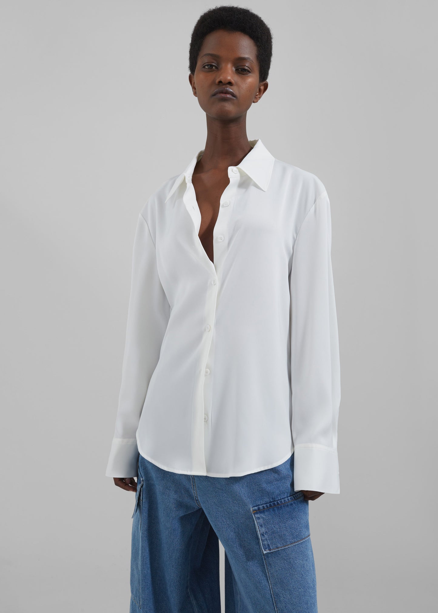 Daylin Button Up Shirt - Ivory