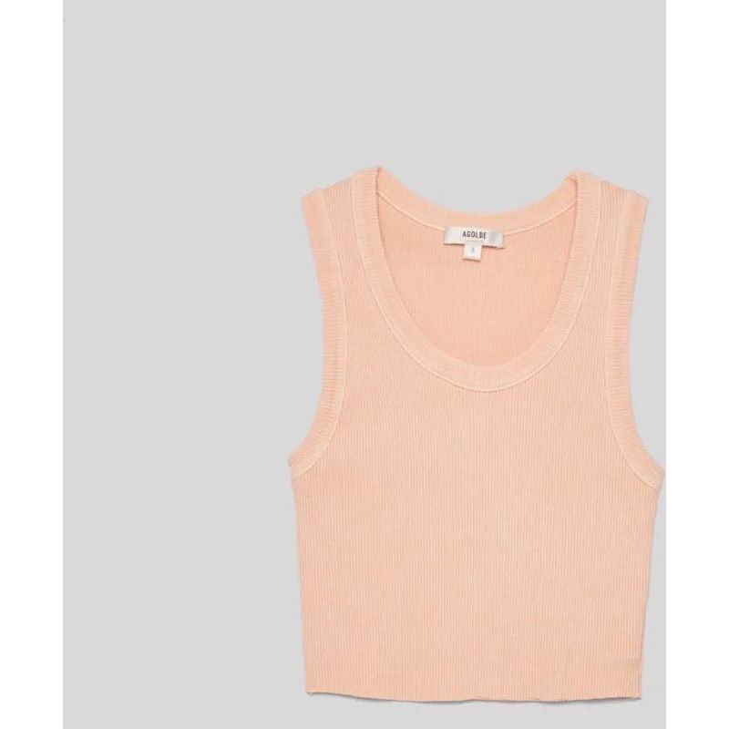 CROPPED POPPY TANK