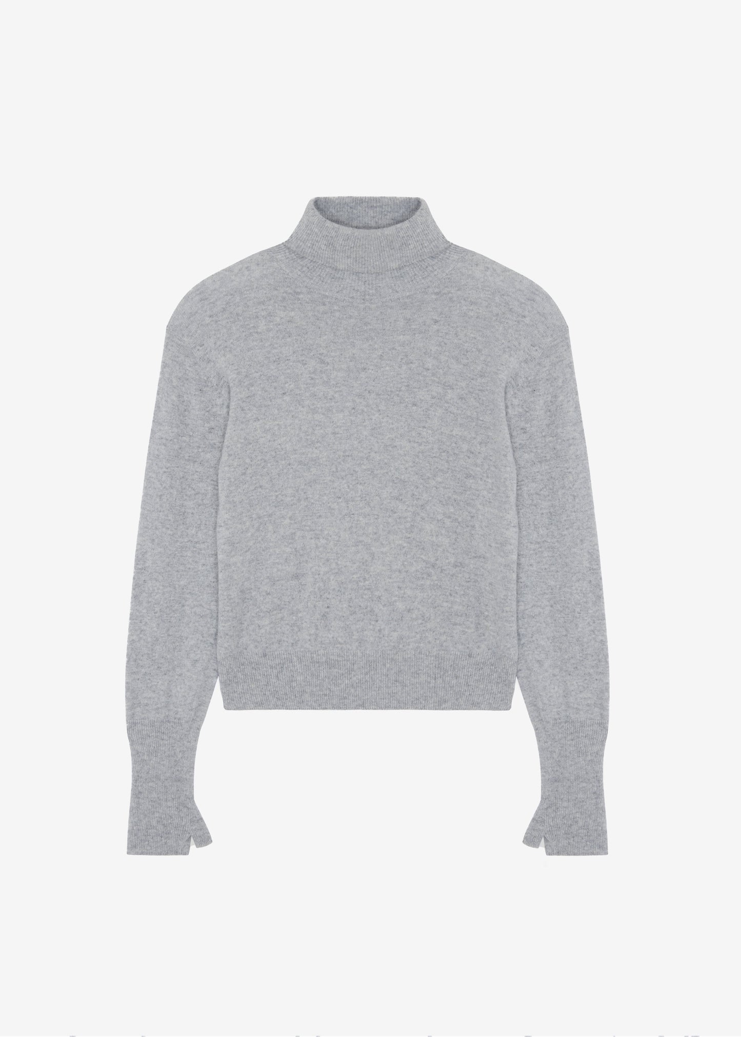 Delia Wool Turtleneck - Grey