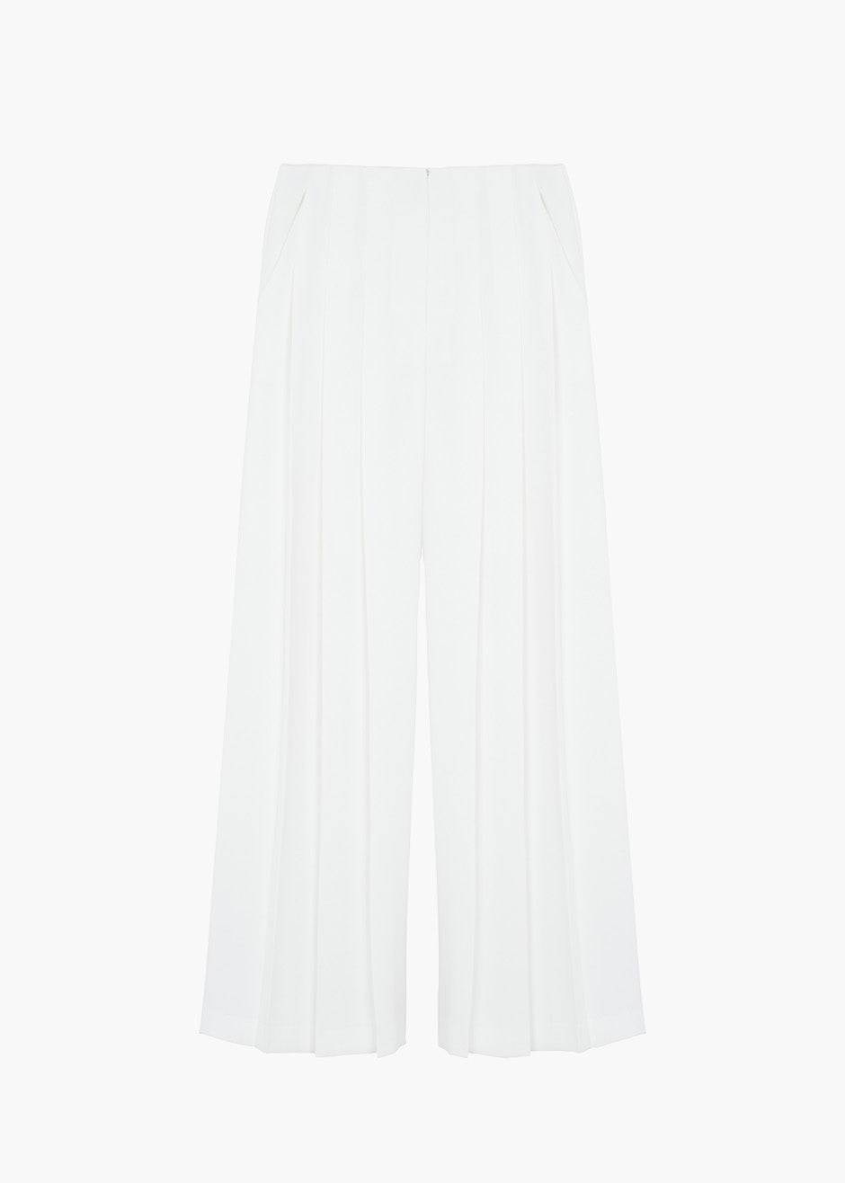 Dillon Pleated Pants - White