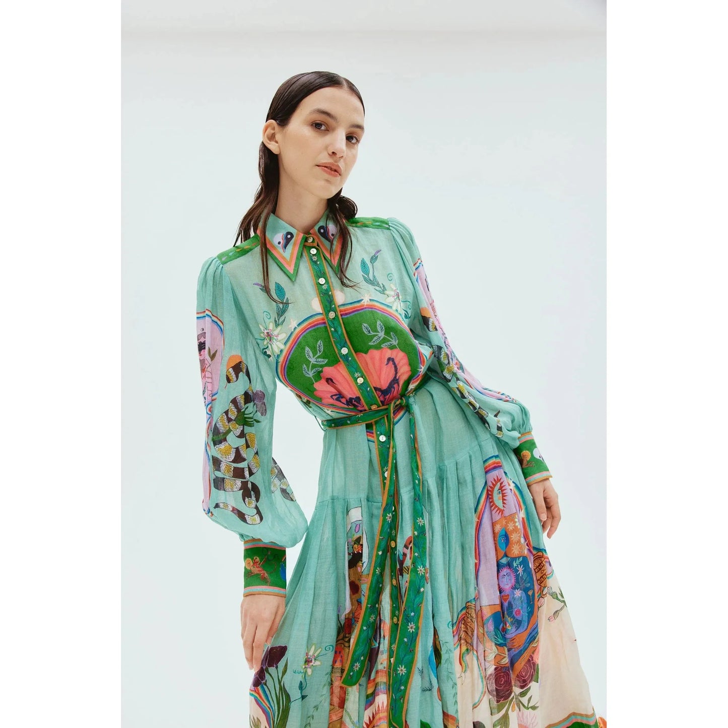 EVERGREEN SHIRTDRESS