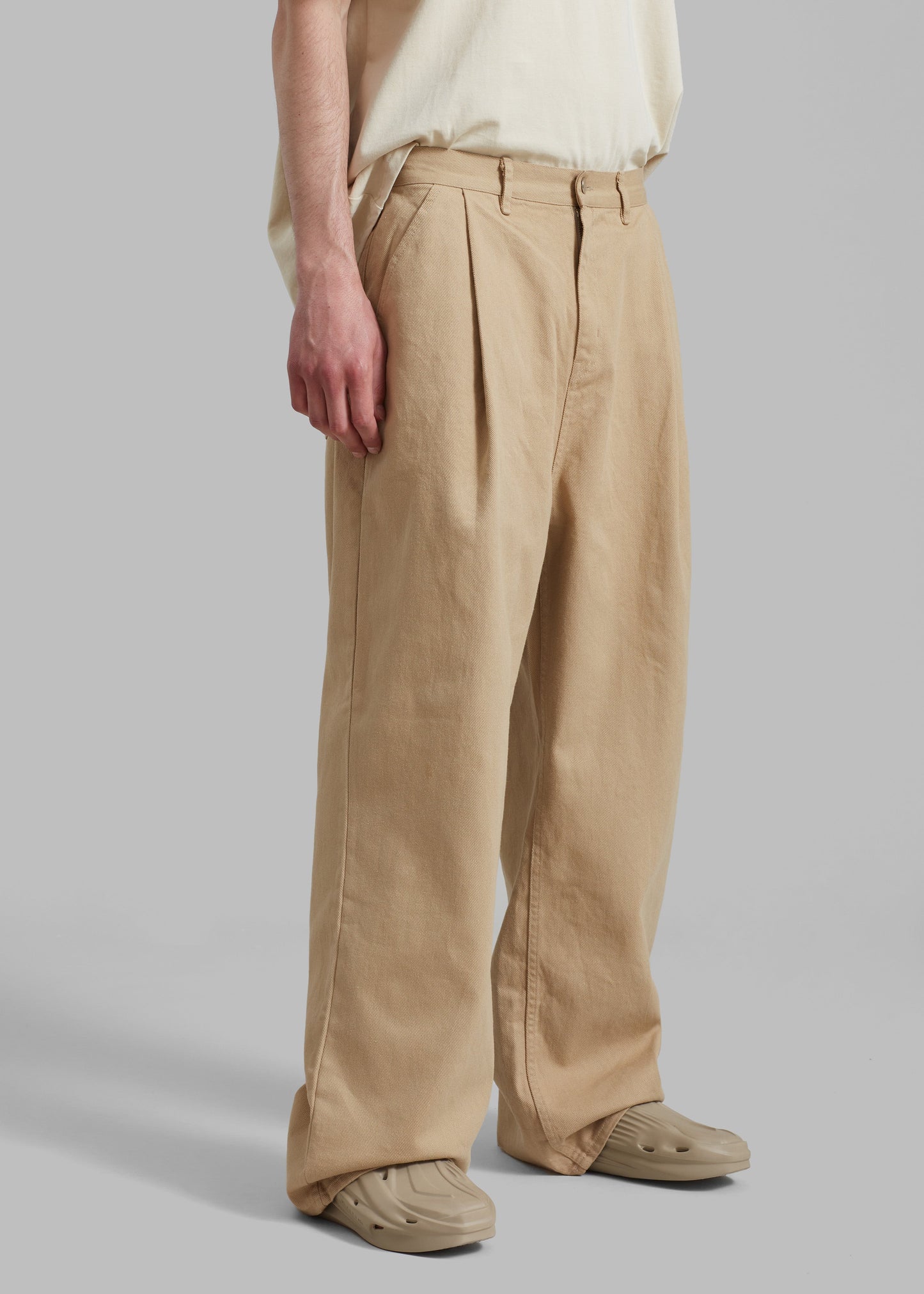 Drew Denim Pants - Beige