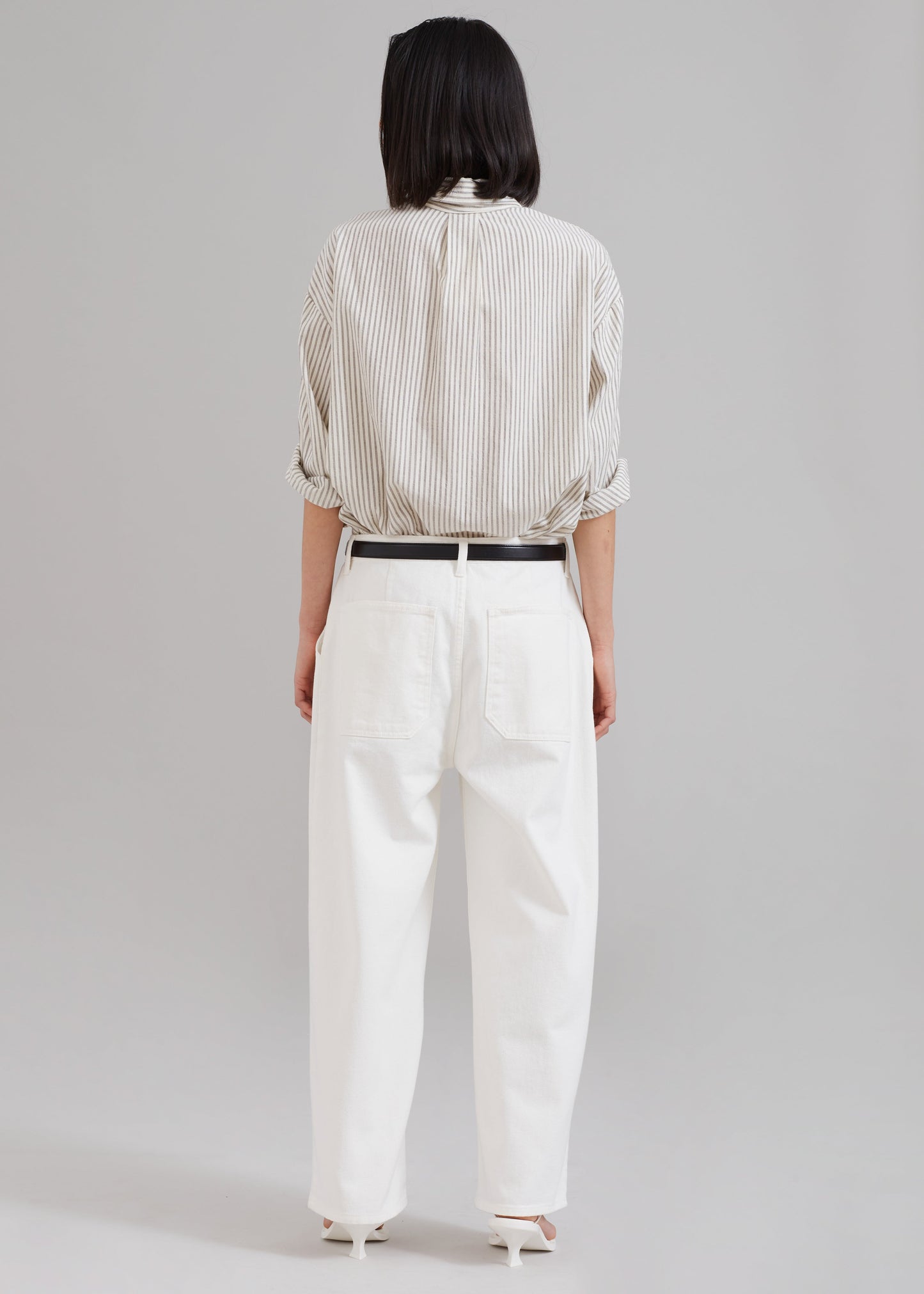 Drew Denim Pants - White