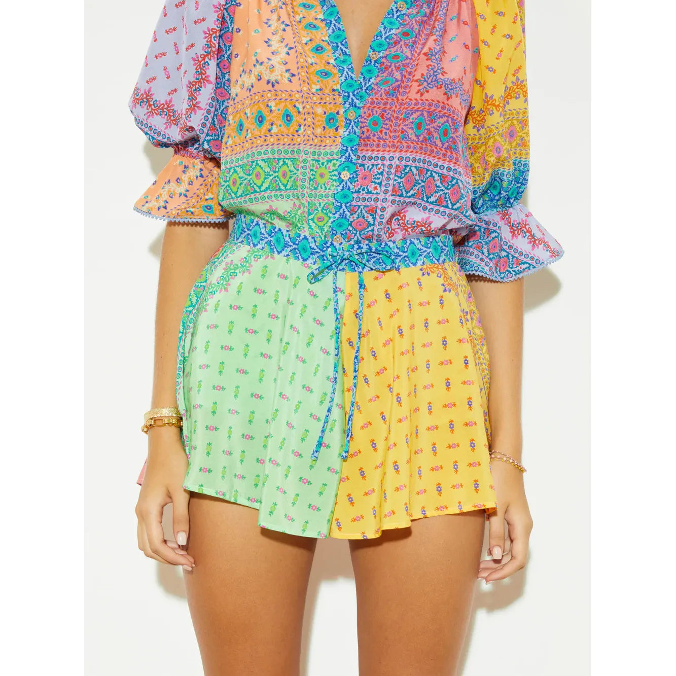 BON BON SILK PALAZZO SHORT