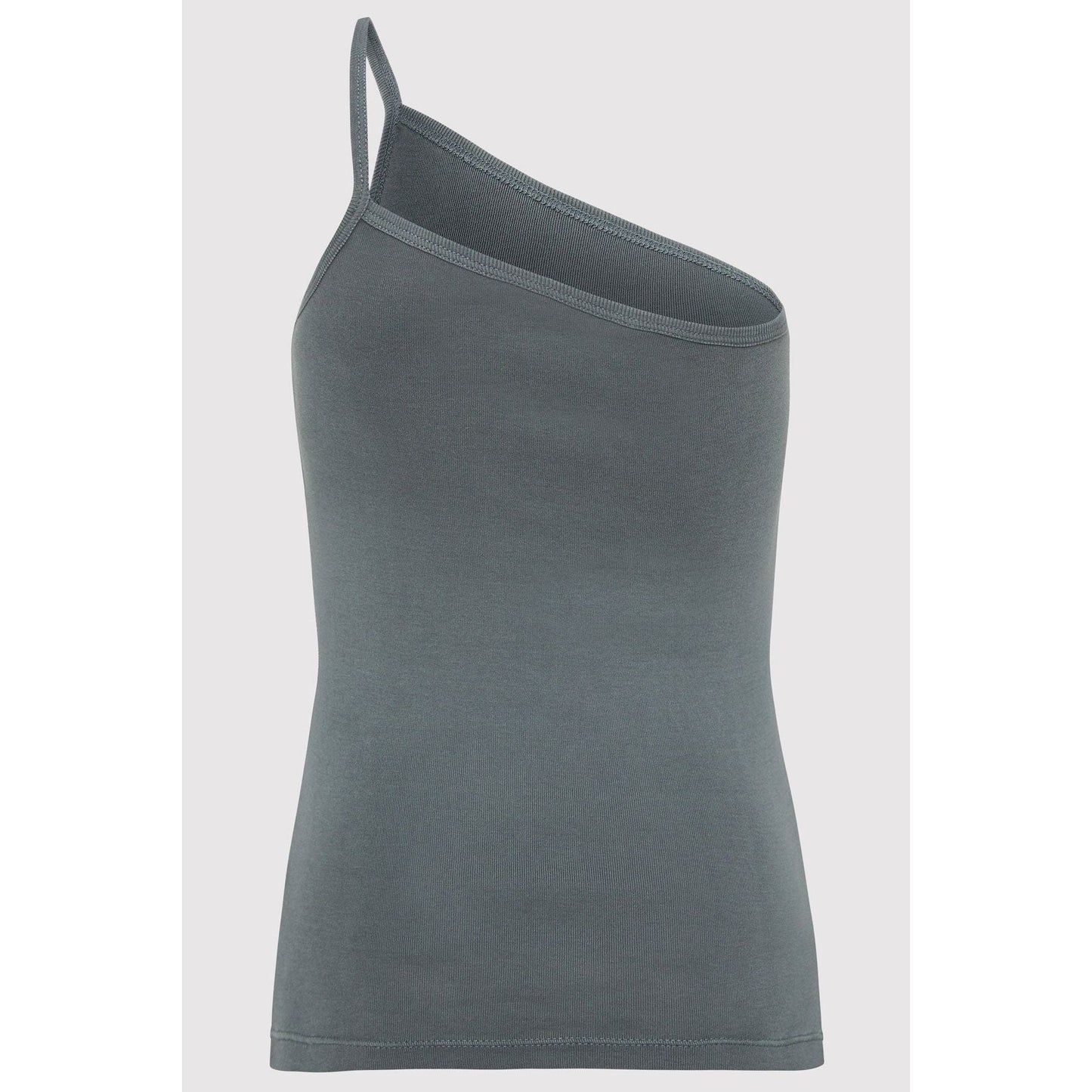 ORGANIC COTTON ONE SHOULDER TANK