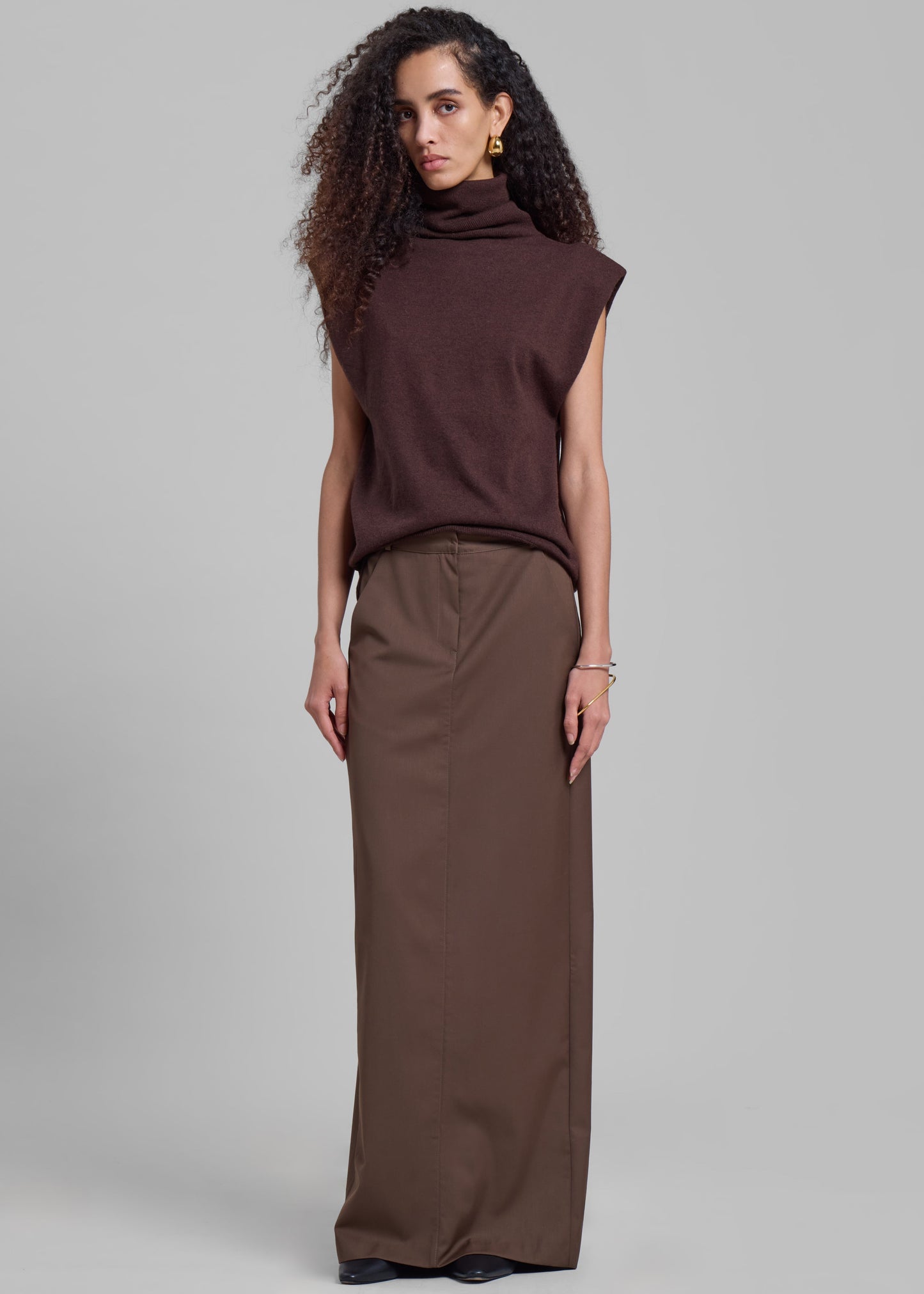 Eloise Maxi Skirt - Brown