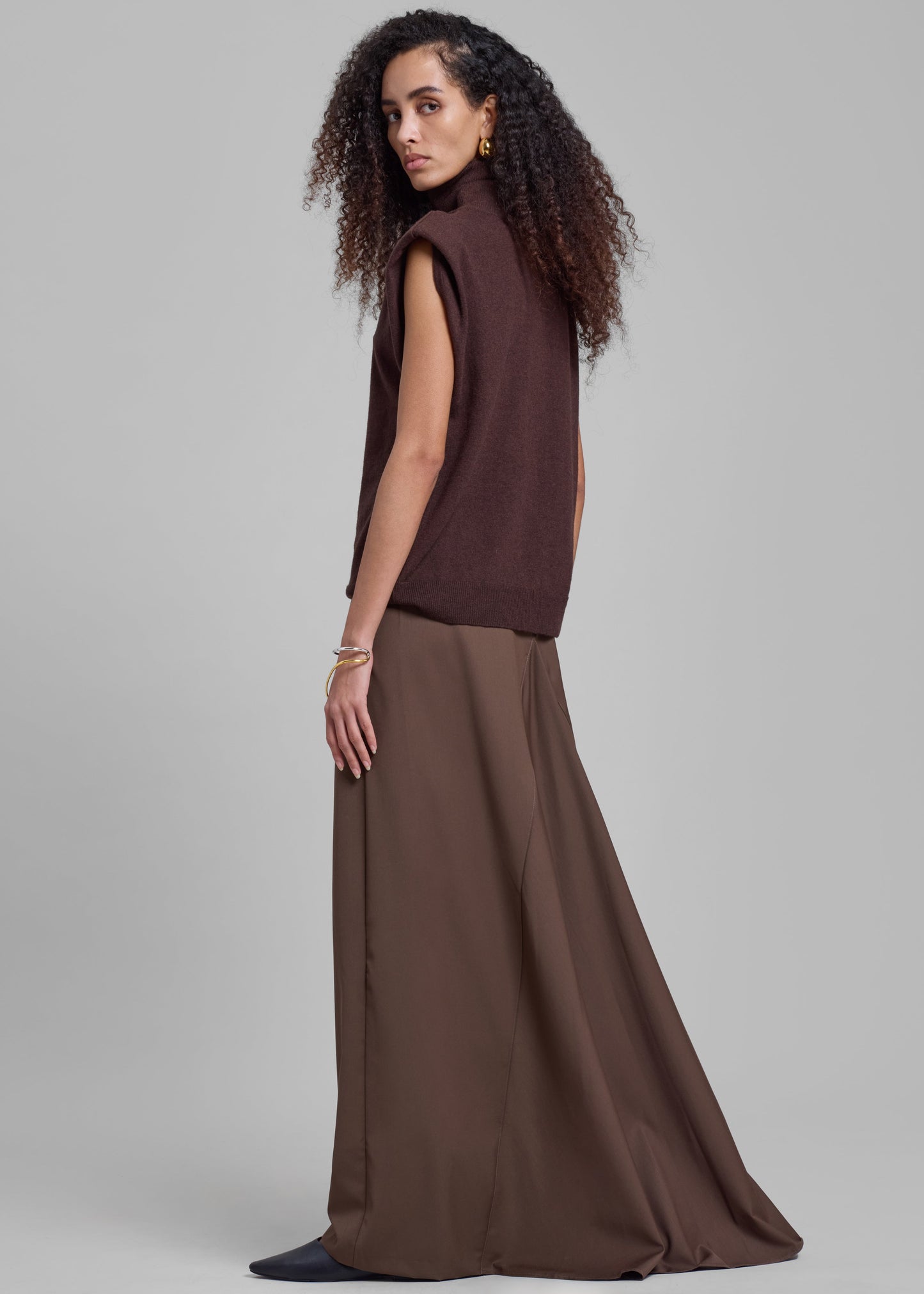 Eloise Maxi Skirt - Brown