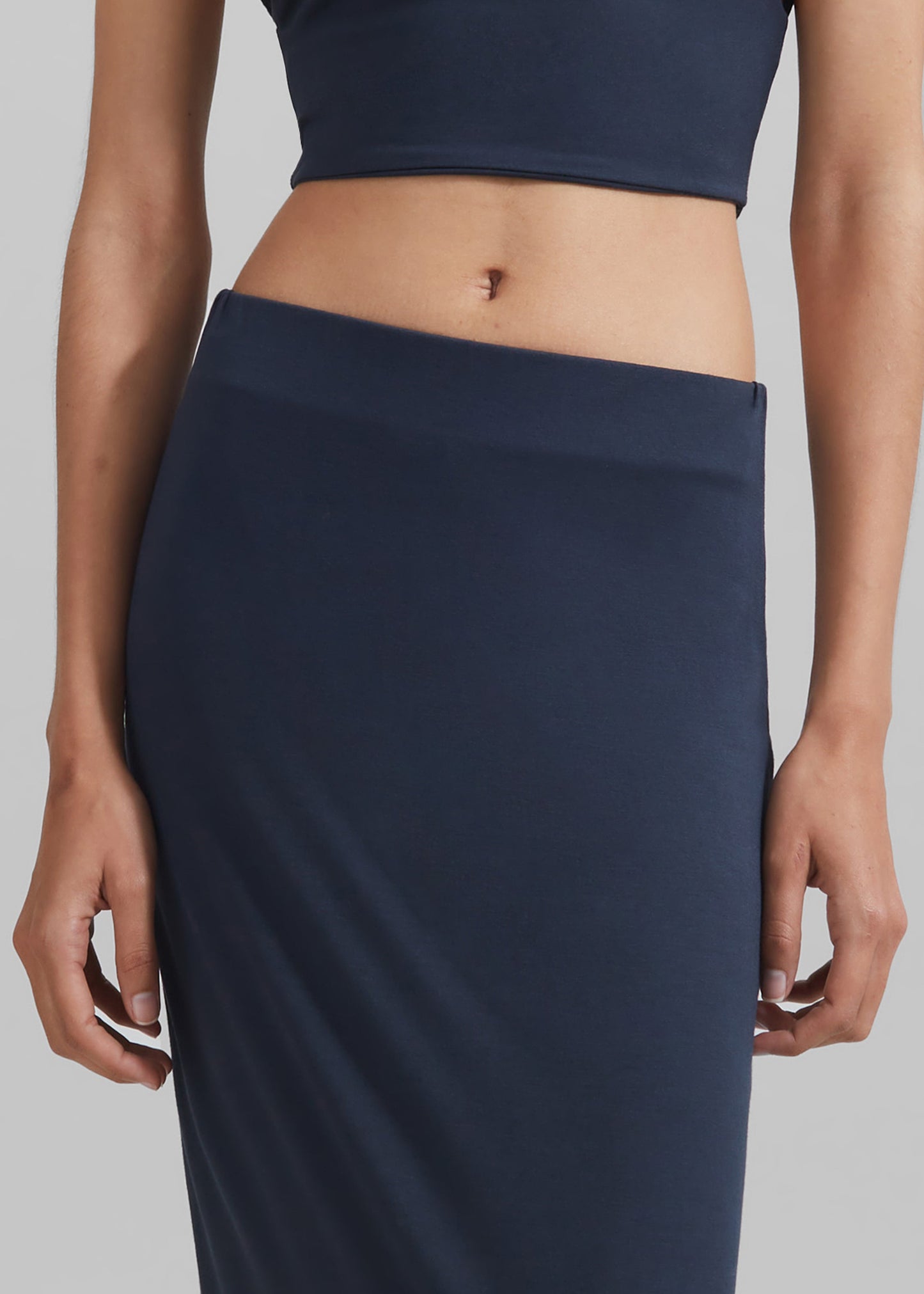 Evangeline Maxi Skirt - Navy