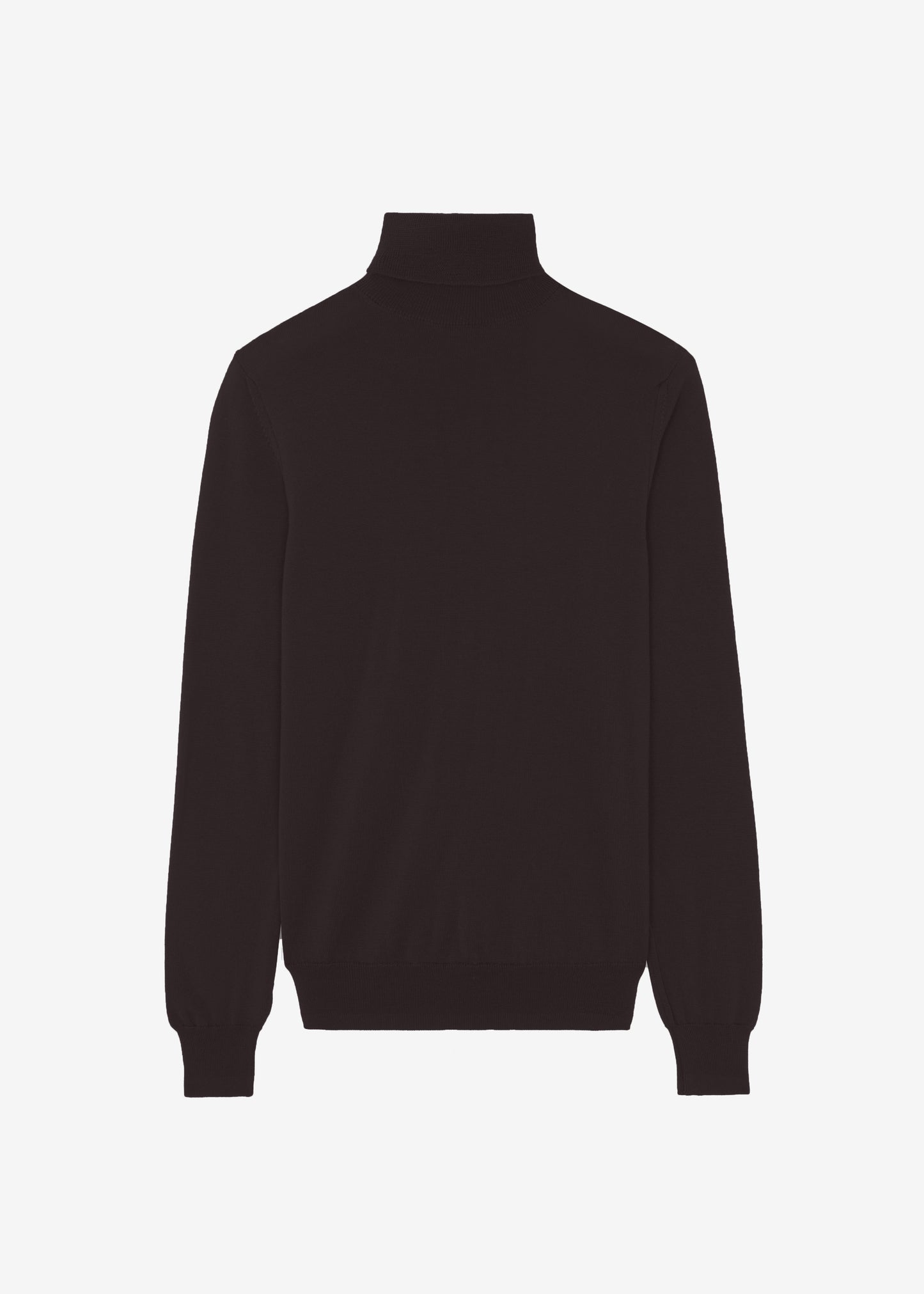 Eve Thin Turtleneck Sweater - Dark Brown