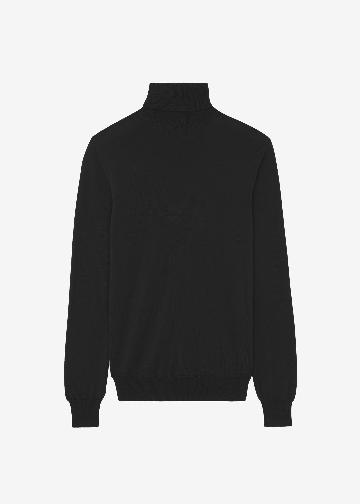 Eve Thin Turtleneck Sweater - Black